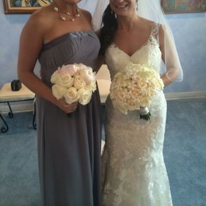 Bari jay gray bridesmaid dress